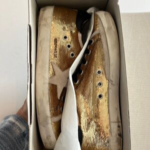 Golden Goose Superstar metallic sequin